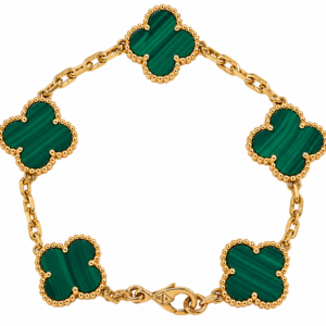 Van Cleef Bracelet Green Motif