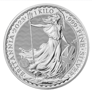 2023 1kg Silver Britannia Coin Queen Elizabeth II