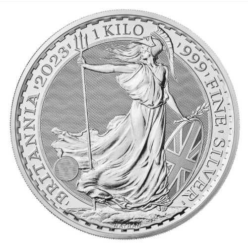 2023 1kg Silver Britannia Coin Queen Elizabeth II