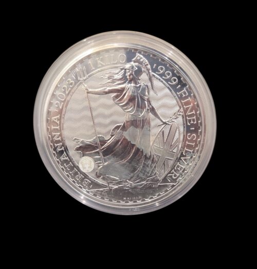 2023 1kg Silver Britannia Coin Queen Elizabeth II - Image 2