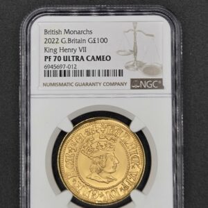 British Monarchs King Henry VII 2022 UK 1oz Gold Proof Coin