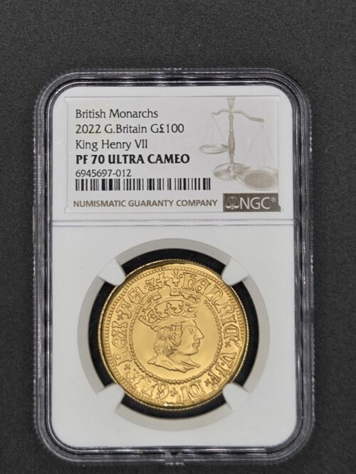 British Monarchs King Henry VII 2022 UK 1oz Gold Proof Coin