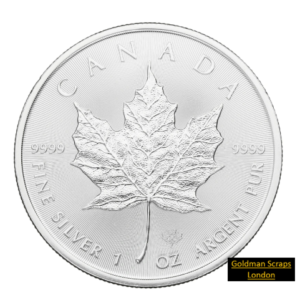 2020 Canadian Silver Maple Leaf Coin 1oz