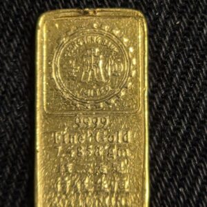 7.4858 gram Hang Seng Bank .9999 Gold Bar