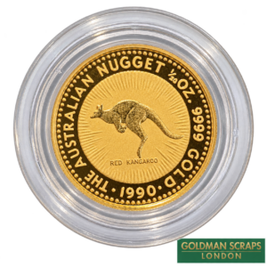 1990 Australian Nugget 1/20 oz Gold Coin
